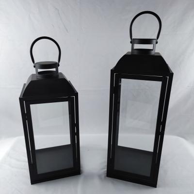 China Europe Handcrafted The Metal Lantern Features Softly Curved Top And Rounded Handle Lantern for sale