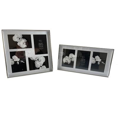 China Europe Multiple Size Decoration Metal Glass Silver Picture Photo Frame Wholesale Oversize Picture Frame for sale