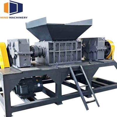 China Recycled Industry Used Metal Waste Crusher Rubber Double Shaft Paddle Shredder For Sale for sale