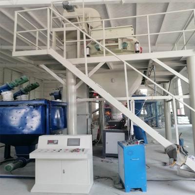 China Dry Soundproofing Gypsum Board Mortar Mixing Plant Rust Electric Shock Proof Plastering Mortar Batch Mixing Station for sale