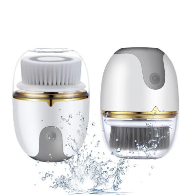 China Hot Selling DEEP CLEANSING Facial Exfoliate Sweep Facial Blackhead Cleansing Brush Pore Clean Acne Removing Face Brush for sale