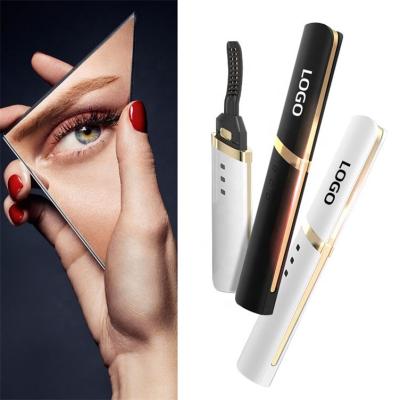 China Mini Custom Heat Private Label PASSIONATE Electric Plastic Comb Eyelash Curler for sale