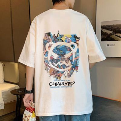 China Anti-Wrinkle Loose T-Shirt Ins Branded Full Sleeve T-Shirts for sale