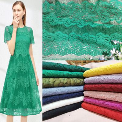 China Viable Dress Making Lace Fabric Lace Fabric Material Wedding PartyFashion for sale