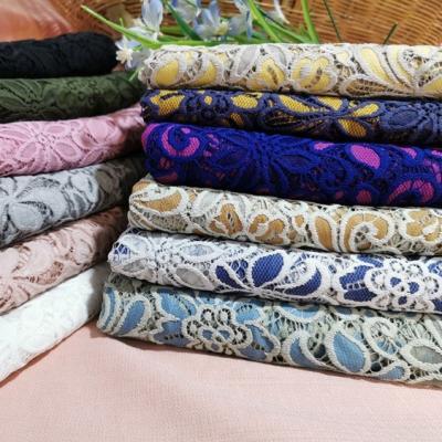 China Sustainable Nylon Cotton Rope Chenille Lace Fabric Herringbone, Plain, jacquard for sale