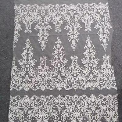 China NEW DESIGNS of Breathable Bright Tulle Fabric Lace Fabric Material Herringbone, Plain, jacquard for sale