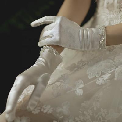 China ELBOW Fingerless Lace Bridal Fingerless Fingerless Gloves for sale