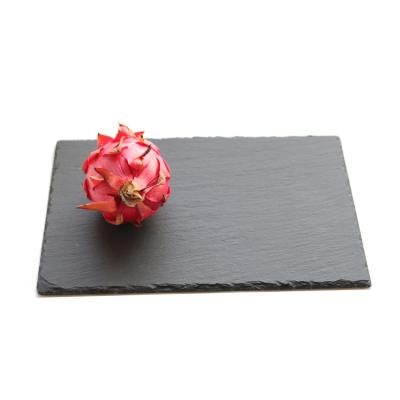 China New Products Sustainable Natural Slate Japanese Wedding Decoration Plates And Slate Stone Plate for sale