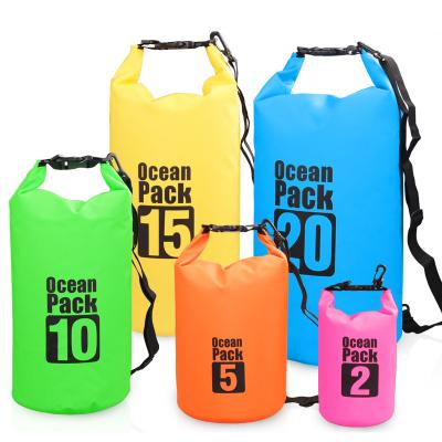 China Waterproof Dry Bag Waterproof Large Capacity Pocket Dry Bag Package For River Trekking Camping Drift Swimming Rafting Bags for sale