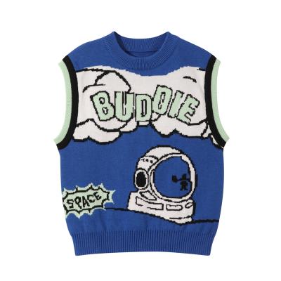 China 1-6 years old winter autumn winter kids anti-pilling jacquard crewneck sweater crochet clothes kids sweater vest custom wholesale for sale