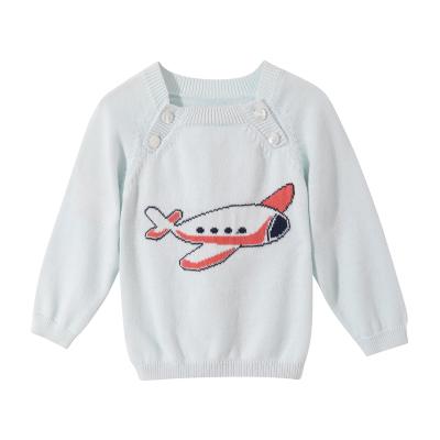 China Baby Kids Knitting Sweaters O-Neck Girls Boys Jacquard Long Sleeve Sweater 1-4 Years Children Winter Anti-pilling for sale