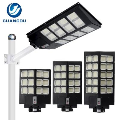 China ROAD New Arrival Outdoor Waterproof Ip65 400w 500w 800w Integrated All In One SMD Led Solar Street Light for sale