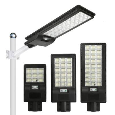 China High Quality ABS Ip65 Outdoor Waterproof ROAD Photocell 100w 200w 300w All In One Integrated Solar Led Street Light for sale