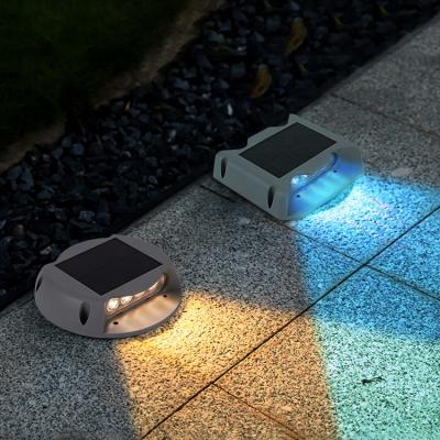 China Garden New Arrival Garden Lighting Rgbw Round Square Waterproof Outdoor Ip65 ABS 25w Led Solar Floodlight for sale