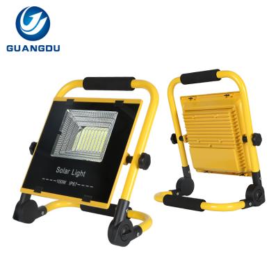 China LANDSCAPE Charging Movable Portable Emergency Outdoor Lighting Waterproof IP67 60 100 120 180 W Led Camping Lamp for sale