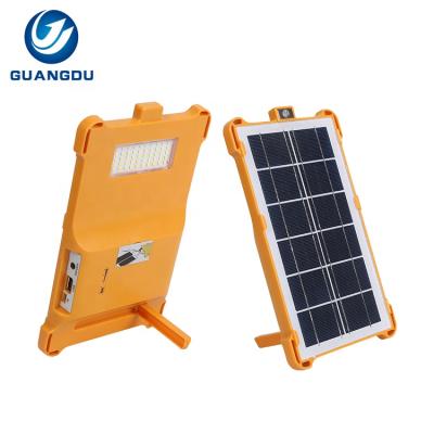 China New Design Die Casting Aluminum Emergency Supply Camping 50w Aluminum Solar Backpack Light for sale