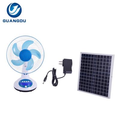 China Oscillating Fan + Three Wind Speed ​​Oscillating Three Speed ​​Usb Constant Speed ​​Fan New Product Office Hotel Charging Portable Stand Solar Fan for sale