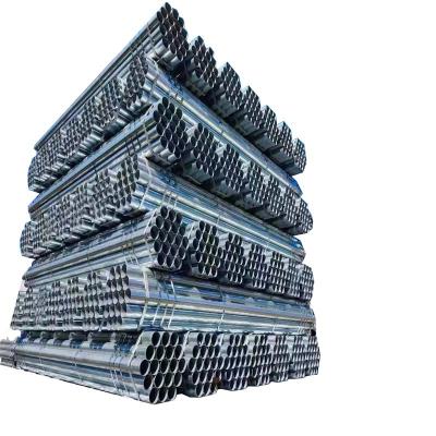 China Liquid Pipe Steel Structure Building Materials Galvanized Iron Pipe Bs1387 Galvanized Pipe With Various Sizes for sale