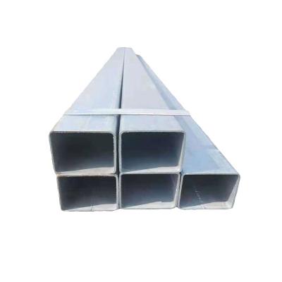 China Black Tube Galvanized Square Pipe Iron Liquid Iron Square Pipe Hot Dipped Galvanized Square Tube for sale