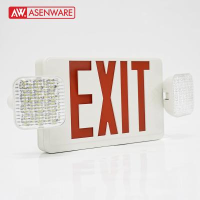 China For Indoor Warehouse/Office/Factory Emergency Lighting Evacuation Light Emergency Use Exit Only Replacement Light 220V Battery Cable for sale