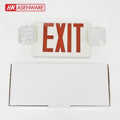 China For indoor use only warehouse/market guta emergency exit rechargeable light sign emergency fire escape/factory for sale