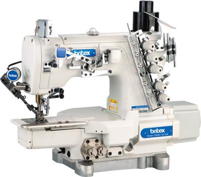 China C858K Cylinder-bed high-speed direct drive high-speed coupling direct drive C858K mach coupling industrial sewing machine fur sewing machine for sale