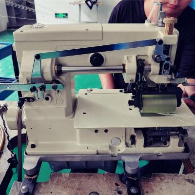 China BR-1408 8 Needles HIGH-SPEED Double Chainstitch Flatbed Sewing Machine for sale