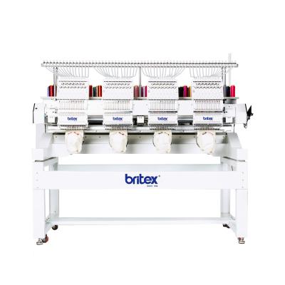 China Home Use BR-1504C Four Heads 15 Needles China Flat Cap Computerized T-shirt Embroidery Machine for sale