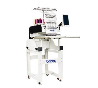 China Home Use BR-1501C Single Head 15 Needles Flat Cap T-shirt Computerized Embroidery Machine 400X510mm for sale