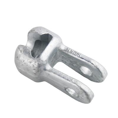 China Machinery Parts Forged Extension Rings Clevis Steel Electric Power Fixture Ball Eyes Hot Dipped Galvanized for sale