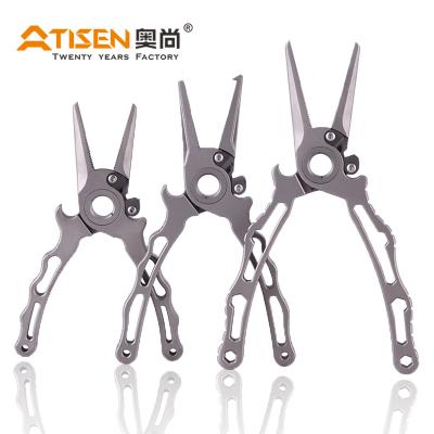 China Durable Function Household Practical Outdoor Fishing Titanium Alloy Tools Fish Tongs for sale