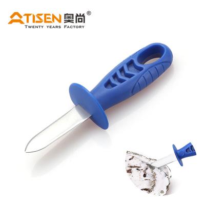 China 420J2 SS+PP handle 2.5 inch oyster knife, seafood knife with non-slip PP handle for sale