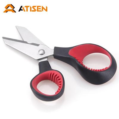 China Easy Control Factory Price Fishing Split Scissors Fishing Pliers Braided Line Scissors Fishing Pliers Scissors for sale