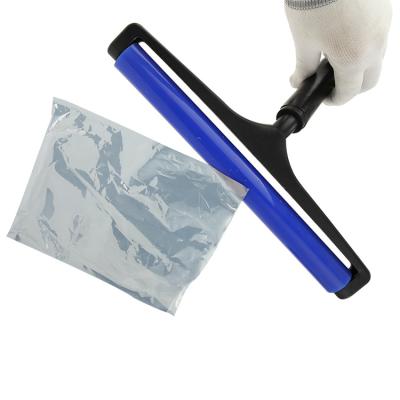 China Blue Reusable Washable Fiber Waterproof Anti-static Manual Cleaner Tool 5 Inch ESD Sticky Roller for sale