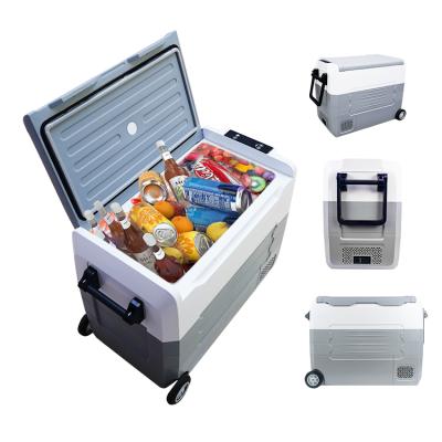 China New OEM DC/AC usb mini car fridge ac/dc portable cooler box China-chic version portable cooler range for sale