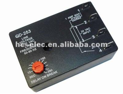 China QD-253 Post Purge General Purpose Timer / Off Delay Timer / Time Delay 12-390 Seconds Adjustable for sale