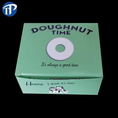 China Recyclable Custom Eco Friendly Wholesale Paper Donut Packaging Box With Logos for sale