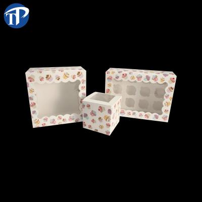 China Recyclable Customized Full Color Printing Paper Gift Boxes For Macaron Packaging for sale