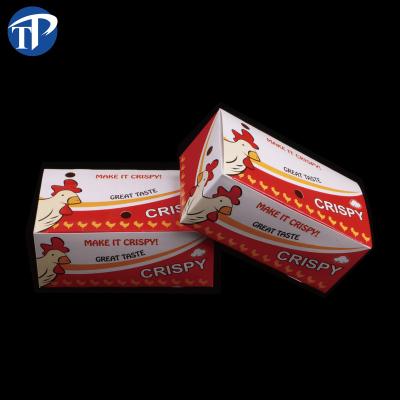 China High Quality Recyclable Chicken Packaging Chicken Wings Delivery Paper Box for sale