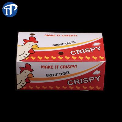 China Recyclable High Quality Single Paper Carton Chicken Wing Casing for sale