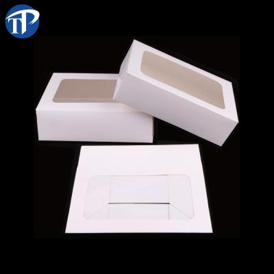 China Hot Sale Recyclable Cupcake Boxes With Cup Cake Windows For Bakery Boxes Custom for sale