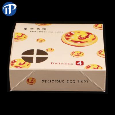 China Recyclable Custom Printing Foldable 6 Cheesecake Cardboard Box Packaging for sale