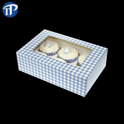 China Recyclable Foldable Custom Logo Printing Large Donut Packaging Boxes for sale