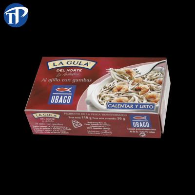 China Recyclable High Quality Custom Paper Frozen Food Box Packaging for sale