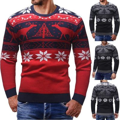 China Wholesale Designer Sweaters Men Casual Sweater Anti-wrinkle Customers Long Sleeve Sweater Men for sale