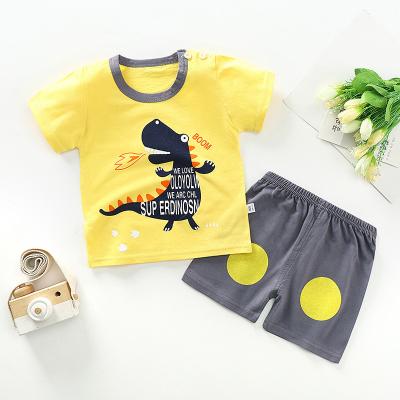 China Baby Boy Casual Custom Clothing Wholesale Summer Kids Designer Clothes Sets for sale