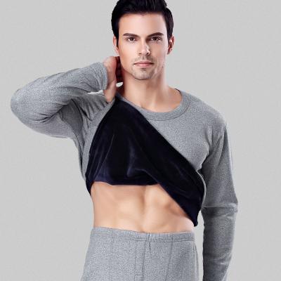 China Best Selling Passionate Thermal Underwear QUICK DRY Round Neck Cotton For Men Winter Thermal Underwear for sale