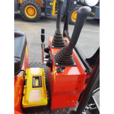 China Construction worksÂ   New 1ton Crawler Mini Excavator With Extension Crawlers And Swing Arm for sale