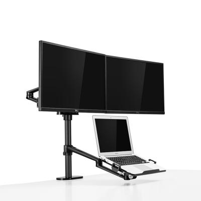 China (Size)Upergo Adjustable Multi Use Adjustable Stand for Laptop and LCD with Fashion Apperance Laptop Tablet 2 LCD Monitors Mount Mount of television for sale