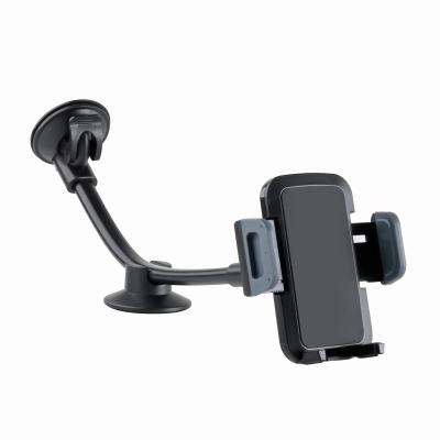 China Universal Universal Gooseneck One Hand Car Holder Smart Phone 360 ​​Adjustable Long Rotating Arm 3.5-6 Inch Car Mount for sale